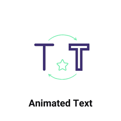 Module premium Animated Text.