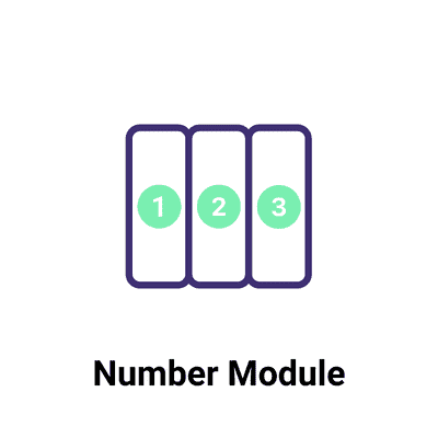 Module premium Number Module.