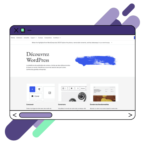 Outil WordPress Outil WordPress utilisé chez Baleez.