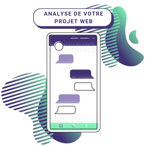 Première étape principale du service de création de site web au Maroc proposé par l'entreprise Baleez : l'analyse du projet web du client.