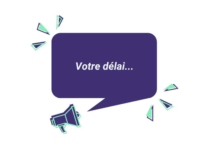 Analyse du délai pour quiz de segmentation création de site web.