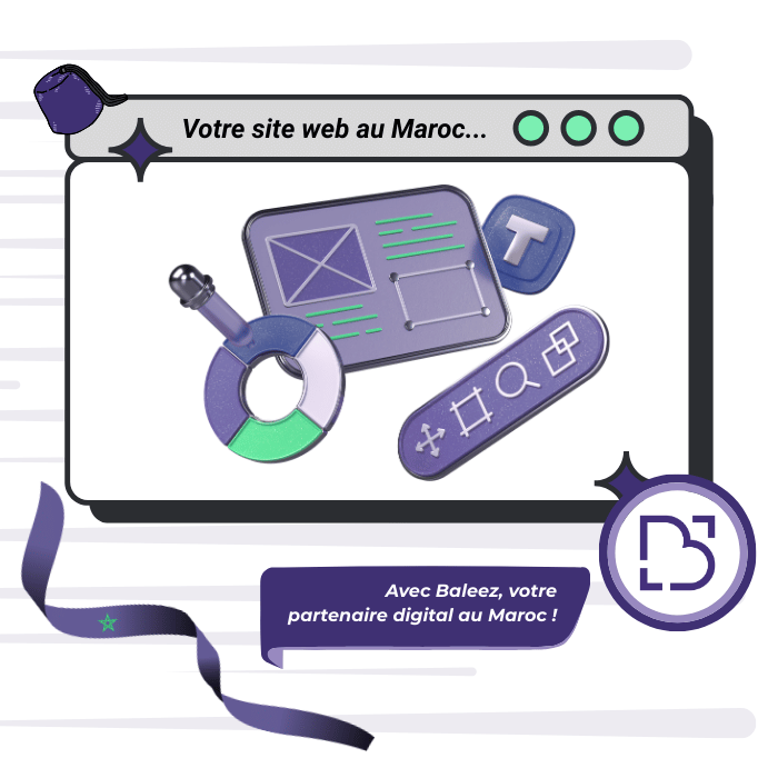 Création de site web au Maroc proposé par l'entreprise Baleez.