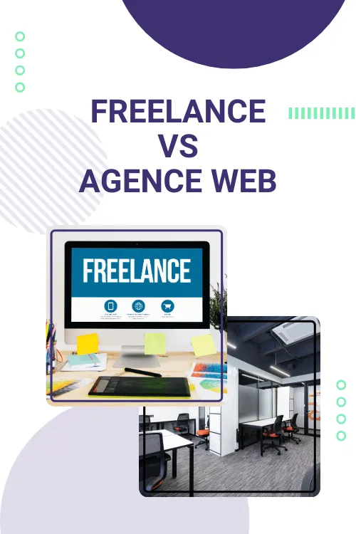 Comparatif d'un freelance (concepteur de sites) par rapport à une agence web.