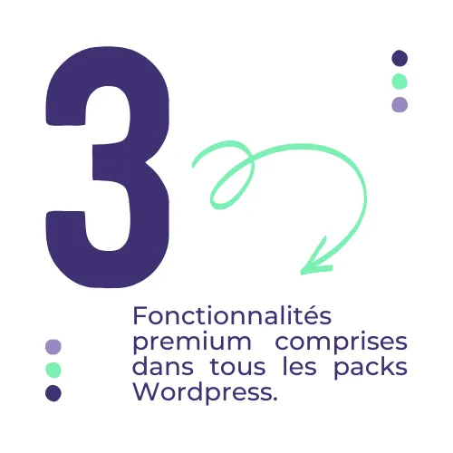 3 fonctionnalités premium comprises chez Baleez (au sein de tous les packs WordPress).