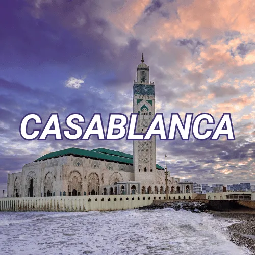 Ville de Casablanca (où est proposé le service de création de sites web de Baleez).