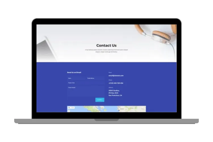 Design concepteur de site web.