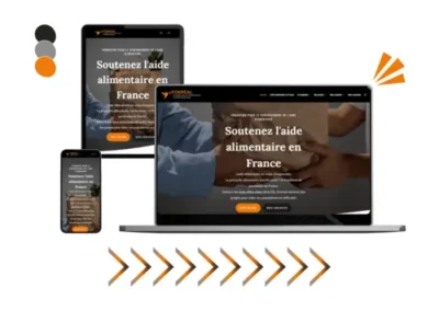 Design site fonreal réalisé par Baleez (version ordinateur - tablette - téléphone).