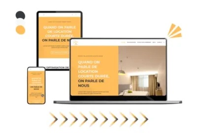Design site locdari réalisé par Baleez (version ordinateur - tablette - téléphone).