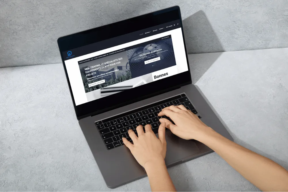 Internaute sur site mgl trading.
