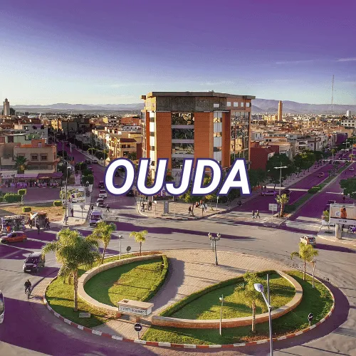 Ville d'Oujda (où est proposé le service de création de sites web de Baleez).