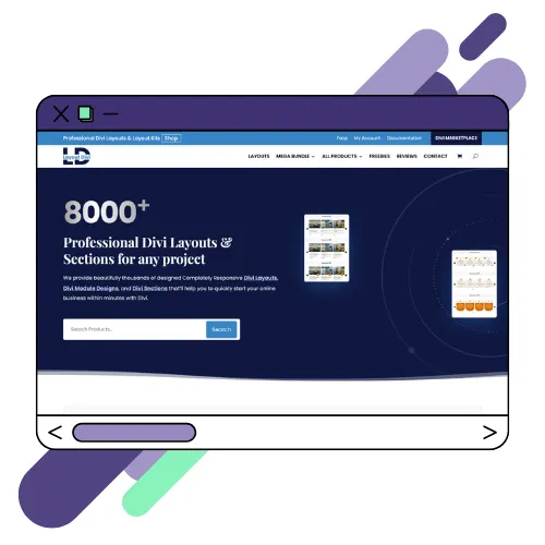 Outil Layout Divi utilisé chez Baleez.