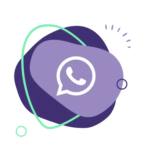 Prise de contact par WhatsApp proposée par l'entreprise Baleez.