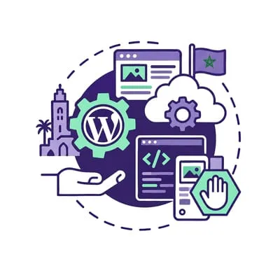Service de développeur WordPress proposé chez l'entreprise Baleez.